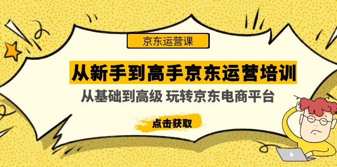 从新手到高手京东运营培训：从基础到高级 玩转京东电商平台(无中创水印) -奇奇网创