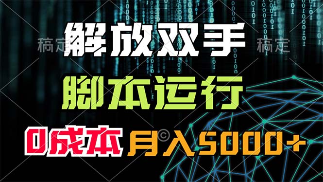 解放双手,脚本运行,0成本月入5000+-奇奇网创