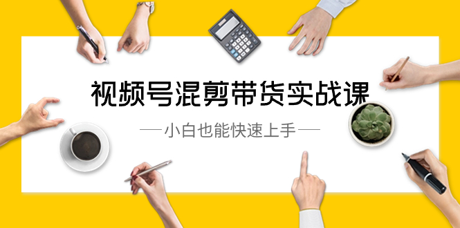 视频号-混剪带货实战课,小白也能快速上手(10节课)-奇奇网创