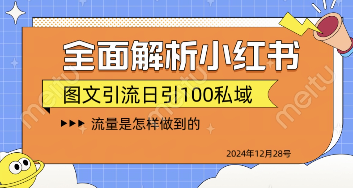 全面解析小红书图书引流日引100私域-奇奇网创