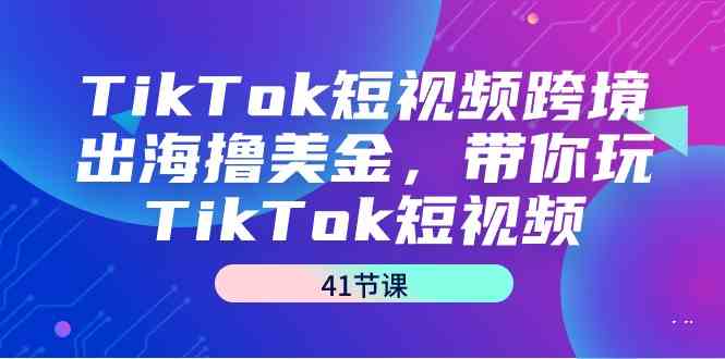 （9155期）TikTok短视频跨境出海撸美金，带你玩TikTok短视频（41节课）-奇奇网创