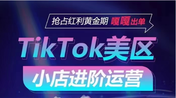 TikTok Shop美区小店进阶运营，快速掌握各流量渠道玩法，抢占红利黄金期，嘎嘎出单-奇奇网创