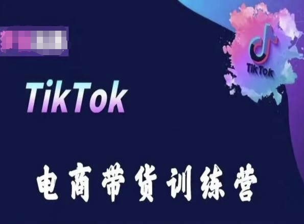 TikTok电商带货训练营，跟随时代潮流，跨境掘金-奇奇网创