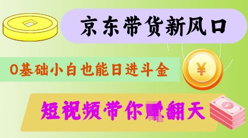最新京东短视频带货代运营秘籍，轻松躺挣【揭秘】-奇奇网创