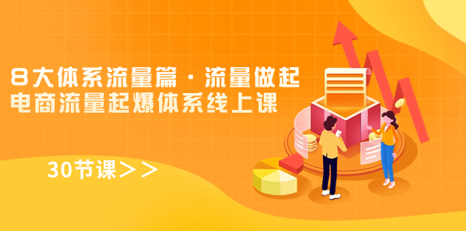 8大体系流量篇·流量做起，电商流量起爆体系线上课（30节课）-奇奇网创