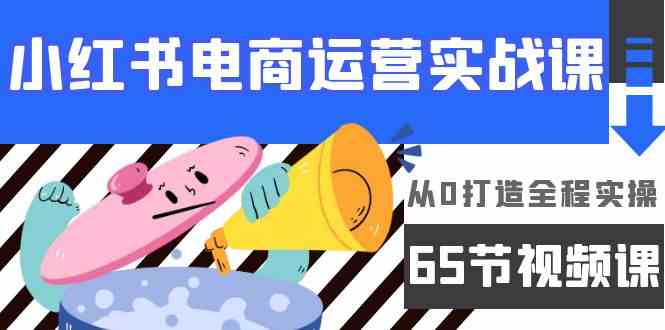 （9724期）小红书电商运营实战课，​从0打造全程实操（65节视频课）-奇奇网创