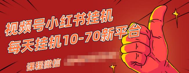 视频号小红书抖音挂机项目,小白无脑操作,按照要求来,单号每天几十米-奇奇网创
