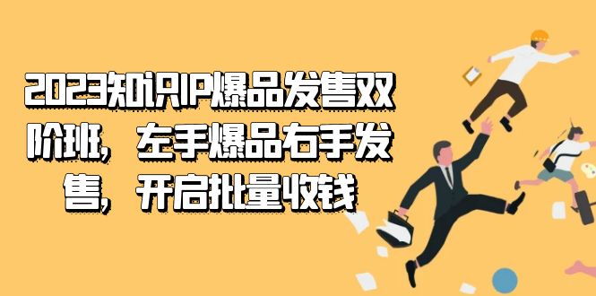 2023知识IP-爆品发售双 阶班,左手爆品右手发售,开启批量收钱-奇奇网创