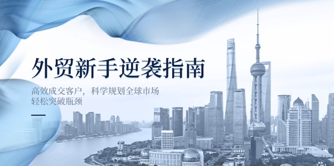 外贸新手逆袭指南：高效成交客户，科学规划全球市场，轻松突破瓶颈-奇奇网创