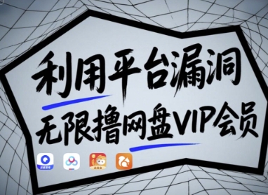利用平台漏洞，无限撸网盘VIP会员，用户亲测有效!【漏洞原理+操作演示】-奇奇网创