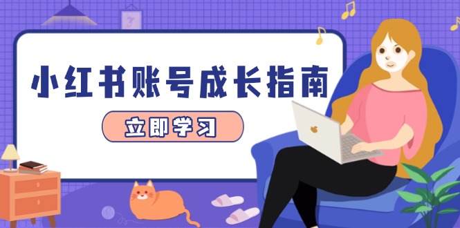 小红书账号成长指南，爆款选题+精准定位+数据分析，系统提升账号变现能力-奇奇网创