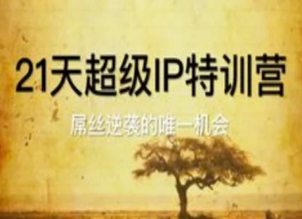 21天超级IP特训营，屌丝逆袭的唯一机会-奇奇网创