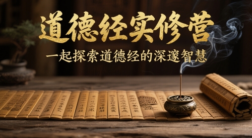 道德经实修营，一起探索道德经的深邃智慧-奇奇网创