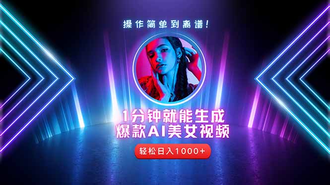 2025年最强副业：用AI做短视频，从零开始打造爆款账号！-奇奇网创