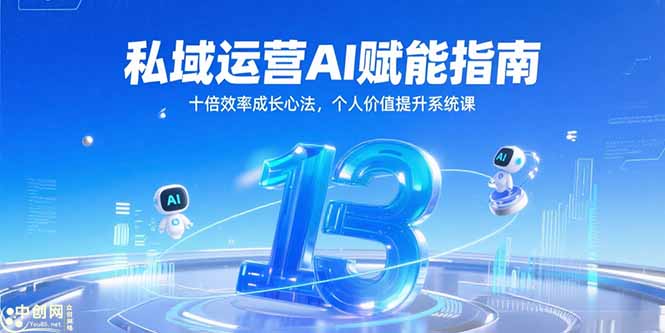 私域运营AI赋能指南，十倍效率成长心法，个人价值提升系统课-奇奇网创