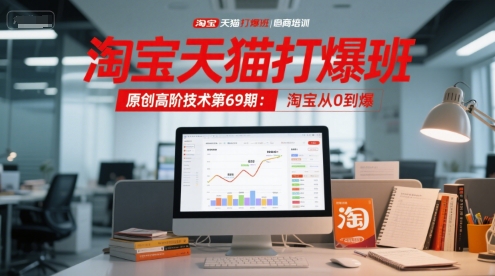 淘宝天猫打爆班原创高阶技术第69期：淘宝从0到爆-奇奇网创