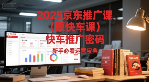 2025京东推广课(原快车课)解锁京东快车推广密码，新手必看运营宝典-奇奇网创