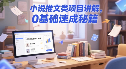 小说推文类项目讲解，0 基础速成秘籍-奇奇网创