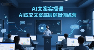AI文案实操课，AI成交文案底层逻辑训练营-奇奇网创