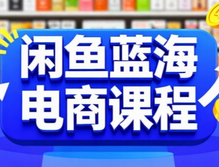 闲鱼蓝海电商课程，手把手助你快速上手，轻松实现闲鱼稳定盈利-奇奇网创