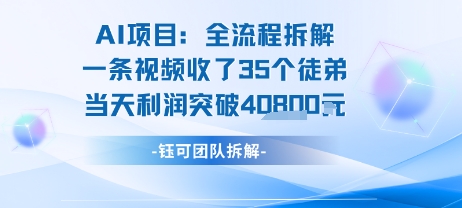 AI收徒变现闭环：一条视频收35人，日入1k+(附完整SOP)-奇奇网创