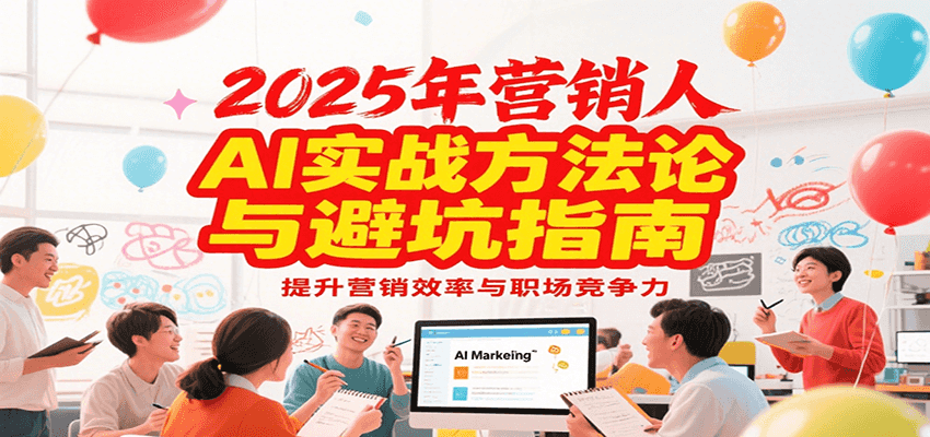 2025年营销实战方法论与避坑指南，利用AI提升营销效率与职场竞争力-奇奇网创