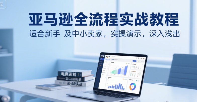 亚马逊全流程实战教程，适合新手及中小卖家，实操演示，深入浅出-奇奇网创