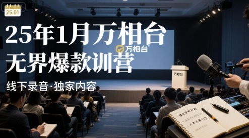 25年1月万相台无界爆款特训营线下录音-奇奇网创