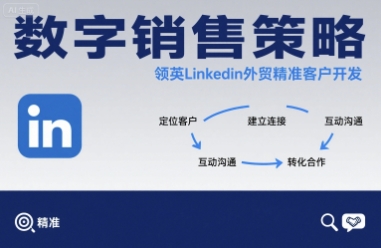 数字销售策略领英LinkedIn外贸精准客户开发-奇奇网创