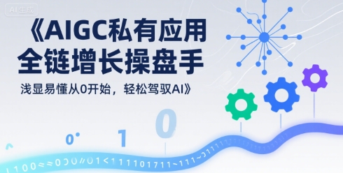 AIGC私有化应用全链增长操盘手，浅显易懂从0开始，轻松驾驭AI-奇奇网创