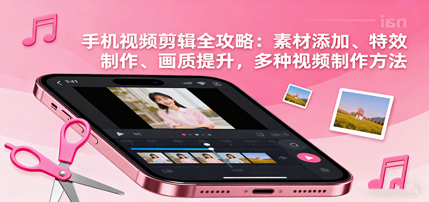 手机视频剪辑全攻略：素材添加、特效制作、画质提升，多种视频制作方法-奇奇网创