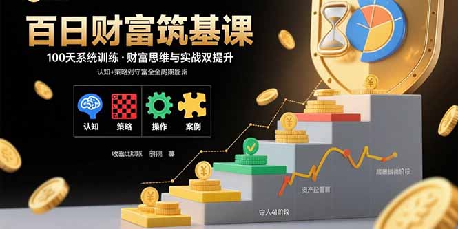 百日财富筑基课：认知+策略+实操+案例拆解  实现从创富到守富全周期能力-奇奇网创