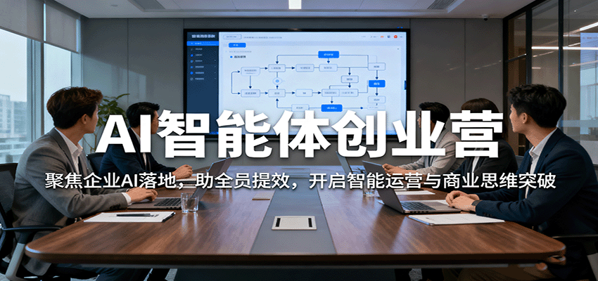AI智能体创业营：聚焦企业AI落地，助全员提效，开启智能运营与商业思维突破-奇奇网创