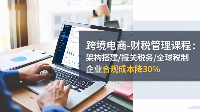 跨境电商-财税管理课程：架构搭建/报关税务/全球税制，企业合规成本降30%-奇奇网创