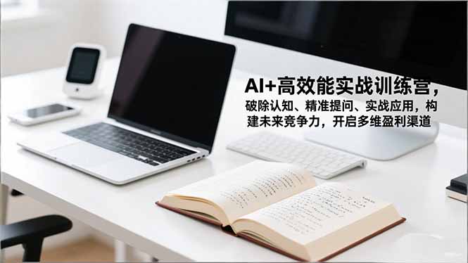 AI+高效能实战训练营，破除认知、精准提问、实战应用，构建未来竞争力，开启多维盈利渠道-奇奇网创