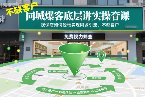 同城爆客底层实操课，视保店如何轻松实现同城引流，不缺客户！-奇奇网创