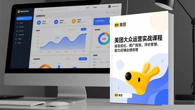 美团大众运营实战课程，排名优化、推广投放、评价管理，助力店铺业绩倍增-奇奇网创