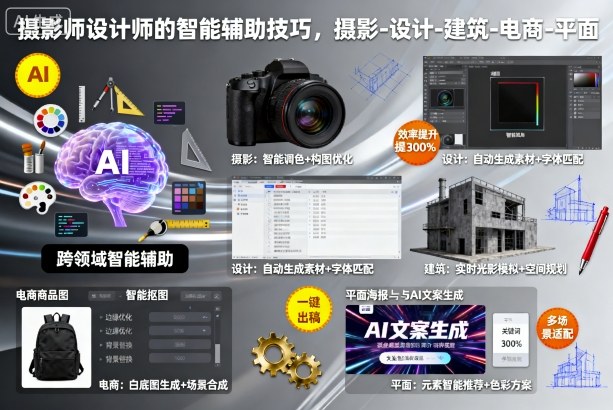 摄影师设计师的智能辅助技巧，摄影-设计-建筑-电商-平面-奇奇网创