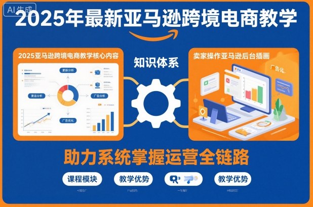 2025年最新亚马逊跨境电商教学，助力卖家系统掌握亚马逊运营全链路知识-奇奇网创