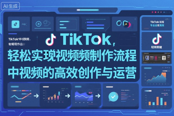 TikTok中视频制做流程，轻松实现Tk中视频的高效创作与运营-奇奇网创