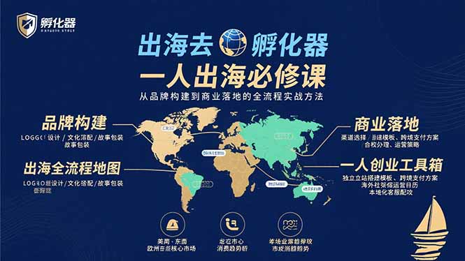 出海去 孵化器 一人出海必修课：从品牌构建到商业落地的全流程实战方法-奇奇网创