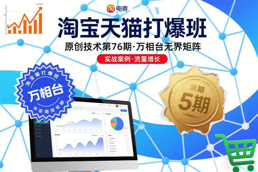 淘宝天猫打爆班原创技术第76期，万相台无界矩阵-奇奇网创