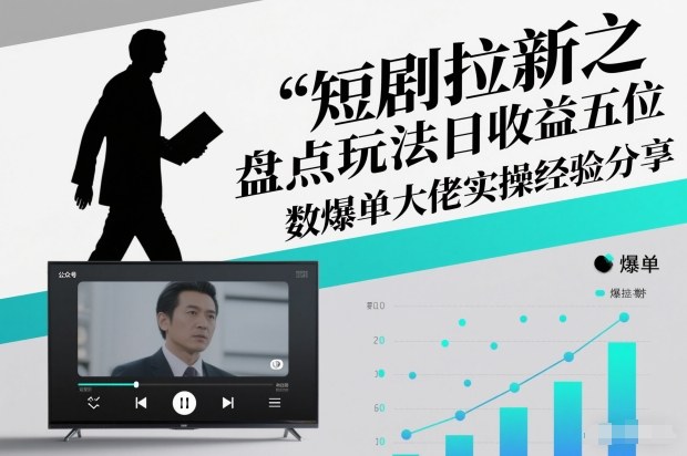 短剧拉新之盘点玩法日收益五位数爆单大佬实操经验分享-奇奇网创