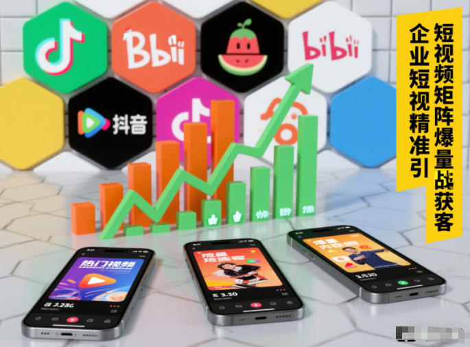 企业短视频精准引流矩阵获客，短视频矩阵爆量战法-奇奇网创