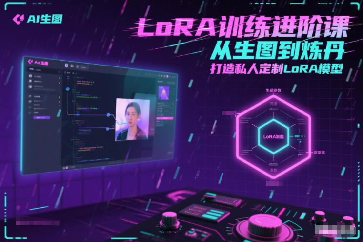 LoRA训练进阶课，从生图到炼丹，打造私人定制LoRA模型-奇奇网创